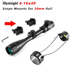 4-16X40 Hunting Riflescope Red & Green Dot Illuminated Sight