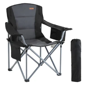 Folding Chair Portable Back Padded Arm Chairs