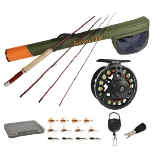 Fly Fishing Rod and Reel Kit Outfit with Travel Case