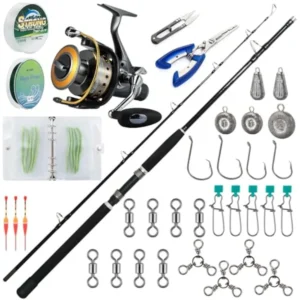 7ft Spinning Trolling Rod and Reel, Fishing Gear Tackle Equipment