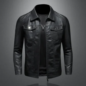 leather jacket autumn thickened PU leather waterproof